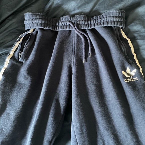 Adidas Navy Blue Track Pants - Picture 8 of 11
